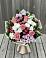 Букет цветов из: Альстромерии, Гвоздики, Розы и Хризантемы в Балабаново