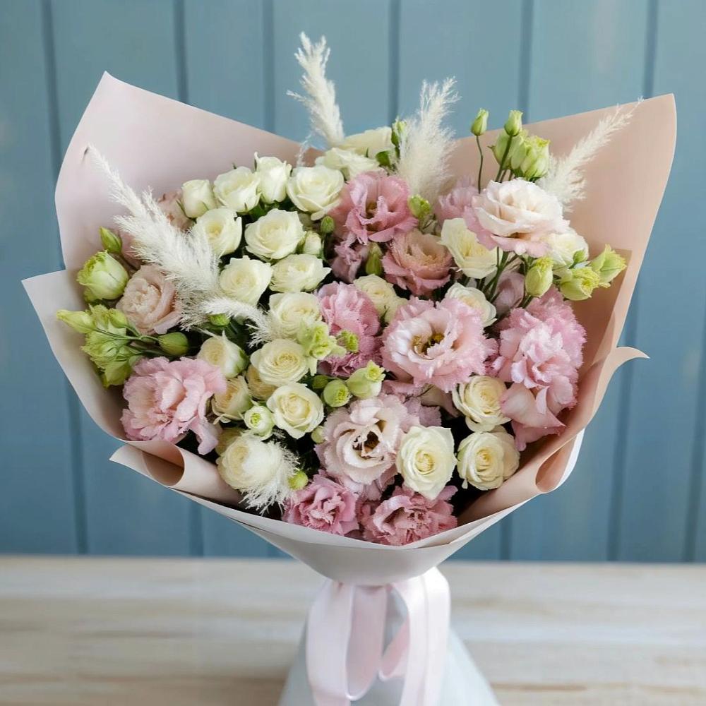 Букет цветов из: Альстромерии и Розы в Балабаново