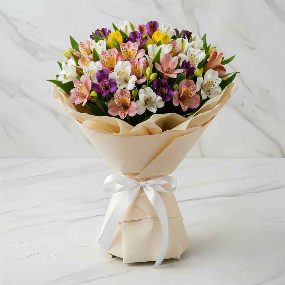 Букет цветов из: Альстромерии в Балабаново