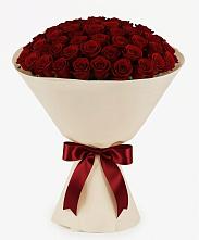 Букет 101 Бордовая роза Блэк Бакарра в Балабаново