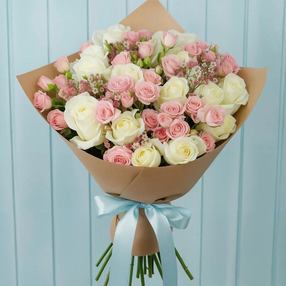 Букет цветов из: Розы в Балабаново