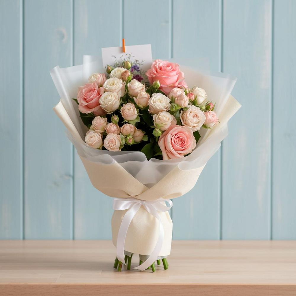 Букет цветов из: Розы в Балабаново