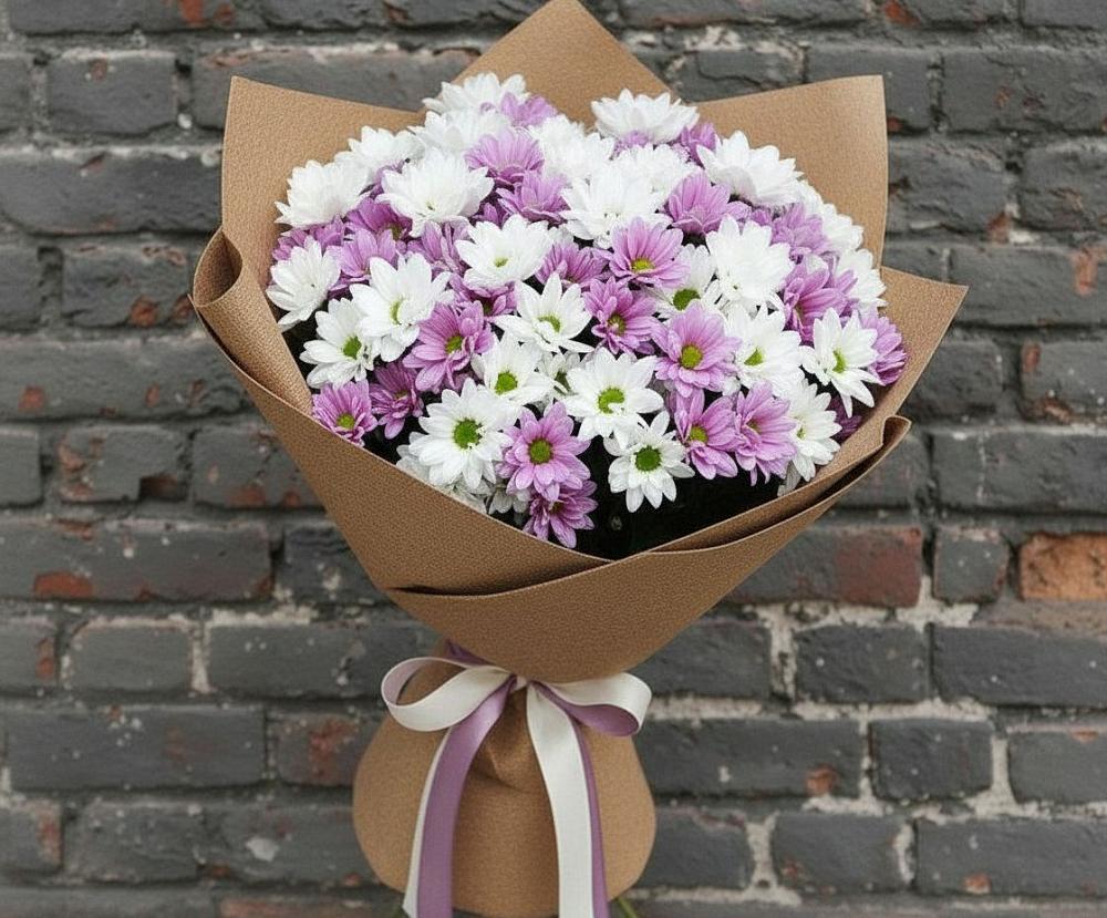 Букет цветов из: Хризантемы в Балабаново