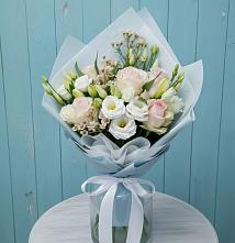 Букет цветов из:  Розы и Лизиантусы #REPLACE_PRED# Балабаново