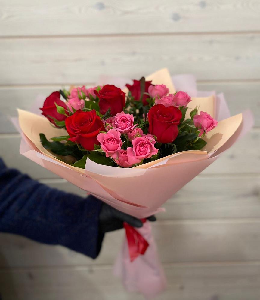 Букет цветов из: Розы в Балабаново
